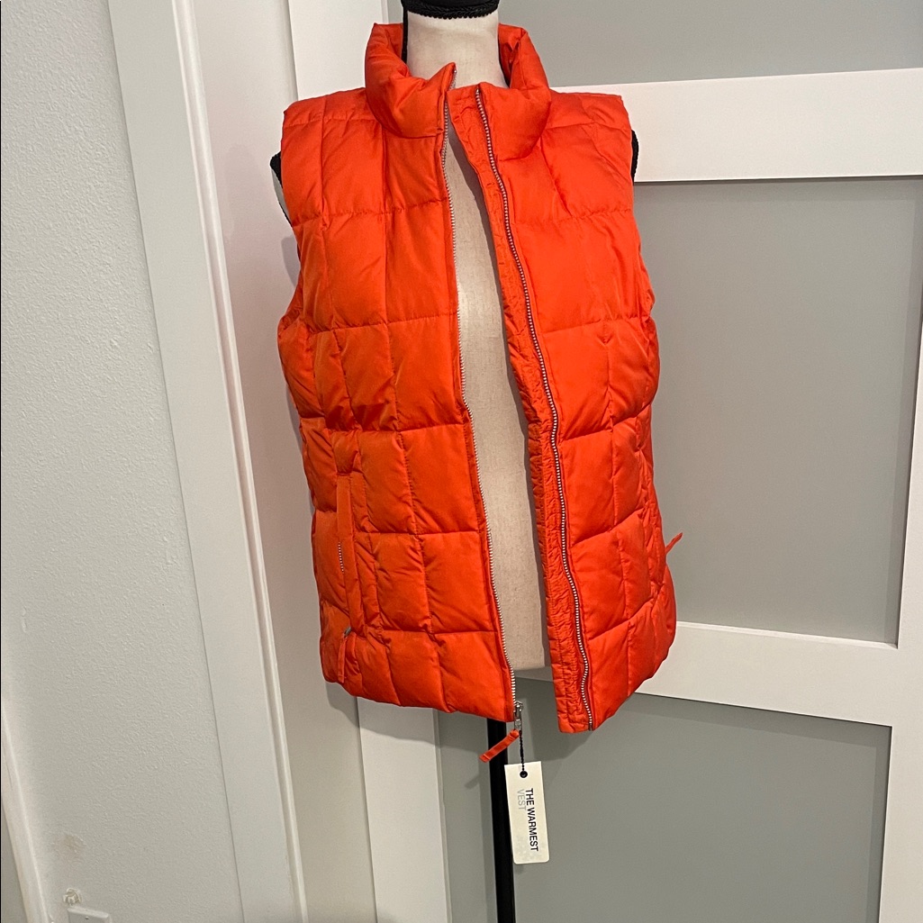 Gap Kids Orange Quilted Vest
